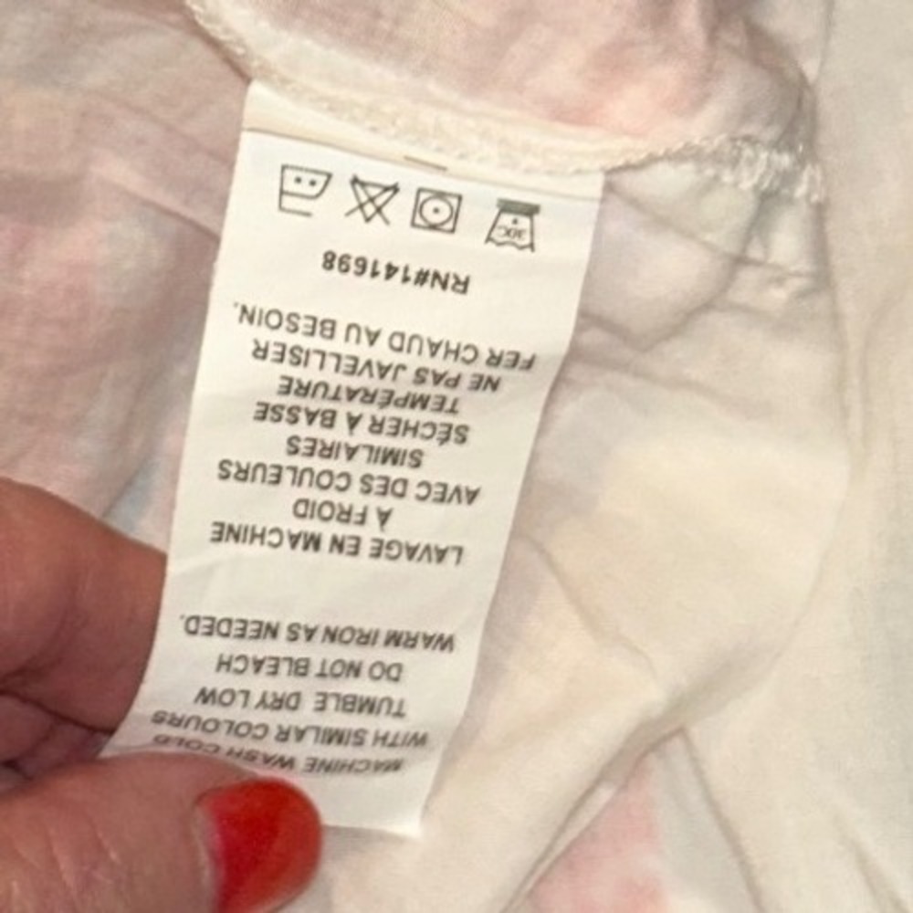 Ramy Brook Jaycee Embroidered Strapless Mini Dress White Cotton Large NWT - Picture 5 of 8